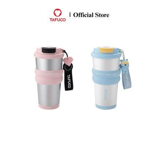 Ly giữ nhiệt TAFUCO 500ml Inox 316 Fashionista Coffee Tumbler (hồng bạc, vàng xanh)