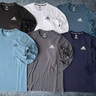 Áo thun tay dài nam das lô mới thêm màu mới Phom chất chuẩn đẹp Size m.l.xl.xxl Ri 2222 Tách nửa ri được