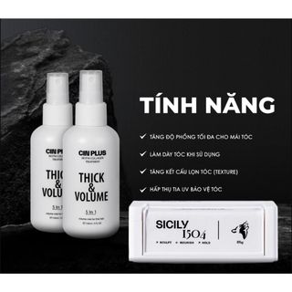 Sáp vuốt tóc Cinplus Sicily Clay Wax