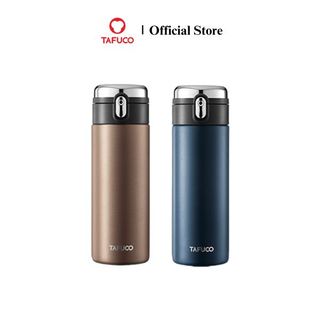 Bình giữ nhiệt TAFUCO 500ml Inox 316 có nút bấm Office One Touch Button Tumbler (xanh than, nâu)