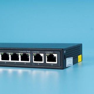 Thiết bị chuyển mạch Switch RUIJIE RG-ES110D-P 8-Port 100Mbps + 2-Port Uplink 1000Mbps