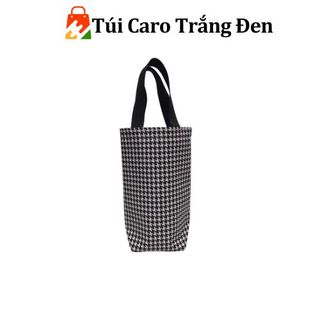 Túi Vải Canvas 1 Lớp Đựng Ly Bình Nước Giữ Nhiệt Phù Hợp 450ml - 600ml