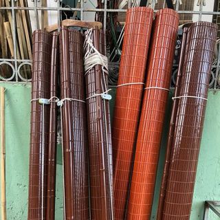 Mành Rèm Tre Trúc Cao Cấp Nan 1cm, che nắng ngoài trời, đủ con lăn dây kéo, các kích thước