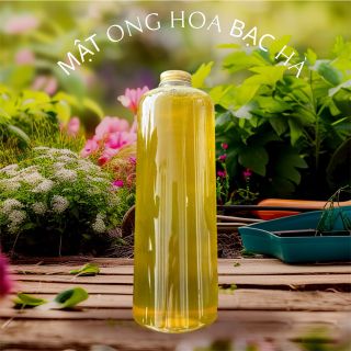Mật ong hoa bạc hà nguyên chất chai 1LIt