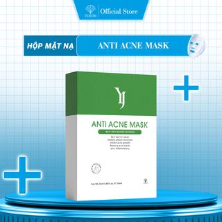 [Yuejin] Mặt nạ trị mụn Anti Acne Mask hộp 10 miếng, kháng viêm, giảm sưng, trị mụn hiệu quả