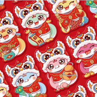 Bao Lì Xì Trum ChiPi 2025 2chiều bé Thìn đội lân cực yêu ( Hàng Giá Tận Xưởng )
