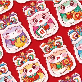 Bao Lì Xì Trum ChiPi 2025 2chiều bé Thìn đội lân cực yêu ( Hàng Giá Tận Xưởng )