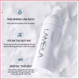 Sữa Rửa Mặt Tạo Bọt Lameila Dạng Bọt Giúp Da Sạch Thoáng Kiềm Dầu Và Ngừa Mụn Hiệu Quả