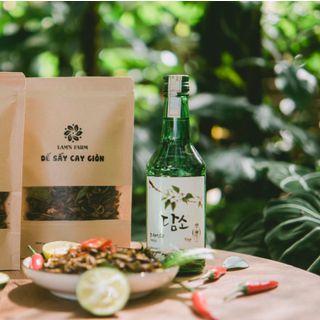 Dế Sấy Cay Giòn, đồ khô, đồ sấy. Thực phẩm khô, thực phẩm sấy làm đồ nhậu LAM'S FARM giá sỉ - Giá bán buôn