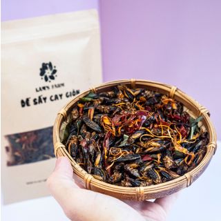 Dế Sấy Cay Giòn, đồ khô, đồ sấy. Thực phẩm khô, thực phẩm sấy làm đồ nhậu LAM'S FARM giá sỉ - Giá bán buôn