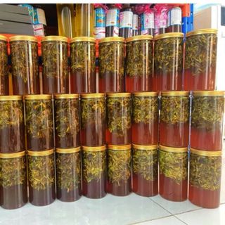 HOA ĐU ĐỦ ĐỰC NGÂM MẬT ONG NGUYÊN CHẤT HỦ 1000ML