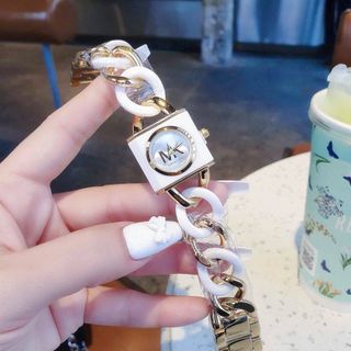 ĐỒNG HỒ NỮ THỜI TRANG M KORS MẶT Ổ KHOÁ DEMI NHỰA 2
