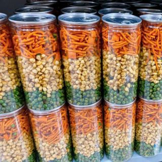 MIX 3 VỊ ( ĐẬU HÀ LAN - BIM BIM - BẮP BƠ ) HỦ PET 400G