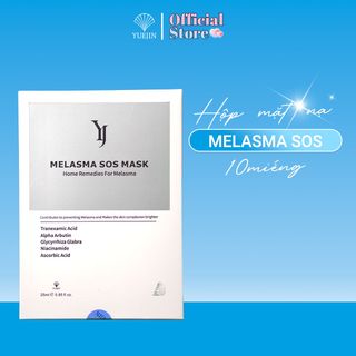[HỘP 10 MIẾNG] Mặt nạ trắng da Melasma SOS cấp cứu cho làn da đen sạm - Yuejin