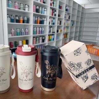 Cốc Giữ Nhiệt Inox 316 , Cốc Cafe Hoa Huệ 2025 tinh tế, sang trọng thời thượng 530ml . IN LOGO THEO YÊU CẦU ( Hàng Gía Tận Xưởng )