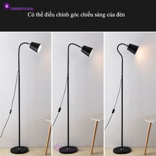 Sỉ Đèn Cây Đứng Dáng Cao Trang Trí Phòng Khách Phòng Ngủ Đọc Sách Dùng Bóng LED E27, PX-6011 màu trắng, đen