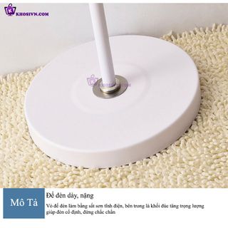 Sỉ Đèn Cây Đứng Dáng Cao Trang Trí Phòng Khách Phòng Ngủ Đọc Sách Dùng Bóng LED E27, PX-6011 màu trắng, đen