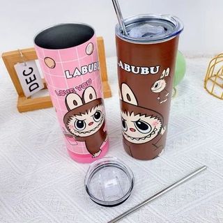 BÌNH GIỮ NHIỆT LABUBU DÁNG CAO 600ML