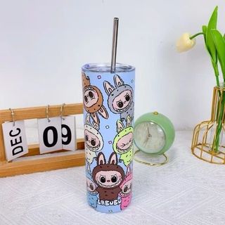 BÌNH GIỮ NHIỆT LABUBU DÁNG CAO 600ML