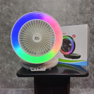quạt thông minh 3in1, máy quạt mini, quạt sạc pin, quạt sạc bằng pin dự phòng, quạt mini có đèn, quạt phát nhạt bluetooth