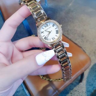ĐỒNG HỒ NỮ THỜI TRANG M KORS MẶT TRÒN LA MÃ VIỀN HỘT 2