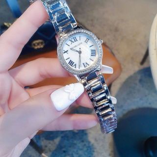 ĐỒNG HỒ NỮ THỜI TRANG M KORS MẶT TRÒN LA MÃ VIỀN HỘT 2