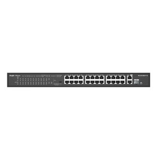 Switch chia mạng PoE 24 cổng Ruijie RG-ES126S-P V2 PoE 370W, 24-Port 10/100 Mbps, 2-Port Gigabit