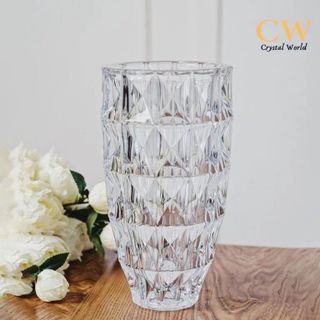 BÌNH CẮM HOA PHA LÊ 30CM SANG TRỌNG