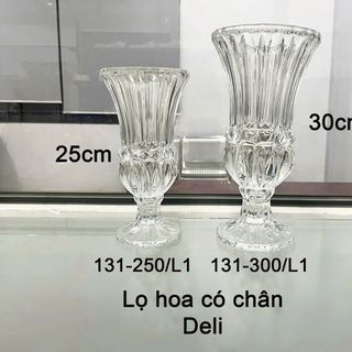 BÌNH CẮM HOA CÓ CHÂN 25CM DELI DSHP131- 250L1