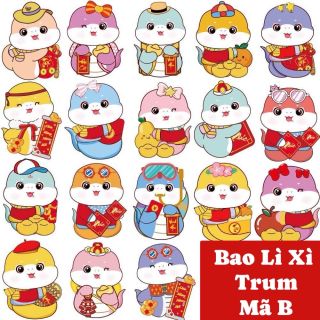 Bao lì xì Chipi Trum 2025 Nhâm Thìn 2 chiều cực yêu và hot ( Hàng Giá Tận Xưởng )