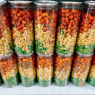 Mix 3 Loại (Đậu Hà Lan - Bắp Bơ - Nui Bò) Hủ 400G
