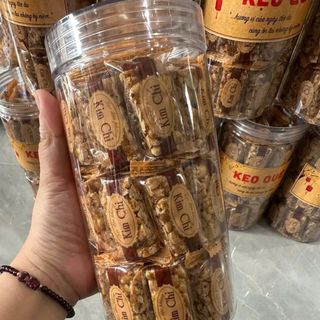 KẸO ĐẬU PHỘNG MẠCH NHA HOMEMADE (THÈO LÈO) 100% KHÔNG PHA 500G - WINNIE HOUSE
