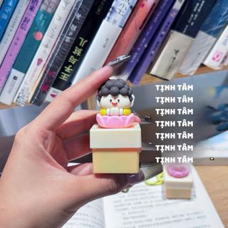 Móc Khóa Tịnh Tâm A Di Đà Niệm Kinh Đọc Kinh Niệm Phật Tích Đức Gõ Mõ Tụng Kinh Đồ Chơi