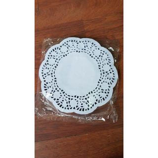 Giấy ren lót bánh 8.5" màu trắng 160 tấm/gói