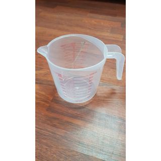 Ca đong bằng nhựa vạch chia màu đỏ size 250ml