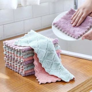 KHĂN LAU BẾP 2 MẶT SIÊU THẤM BỊCH 10C