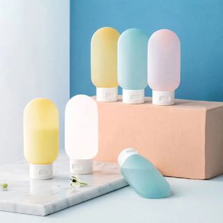 Set 3 Tuýp Chiết Mỹ Phẩm Du Lịch, Đựng Dầu Gội, Sữa Tắm, Lotion, Toner (60ml) - Tuýp Đựng Dung Dịch Tái Sử Dụng
