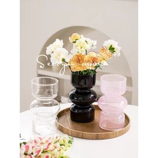 BÌNH CẮM HOA TRỤ KIỂU DÁNG THẮT EO 18CM