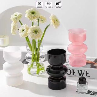 BÌNH CẮM HOA TRỤ KIỂU DÁNG THẮT EO 18CM