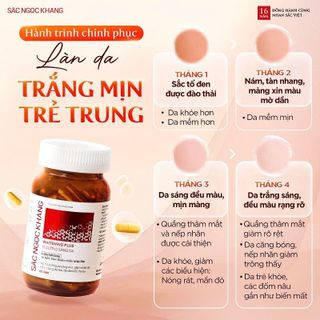 Viên Uống Dưỡng Trắng Vượt Trội Whitening Plus [Hộp 60 viên] TẶNG QUÀ