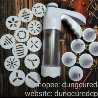 Bộ cookies press nhựa 12 mặt