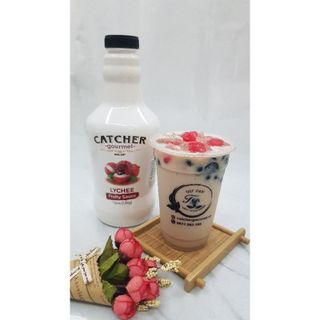 sốt vải thiều hiệu Catcher - lychee fruity sauce 1.3kg
