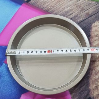 Khuôn pizza chống dính màu vàng nhiều size
