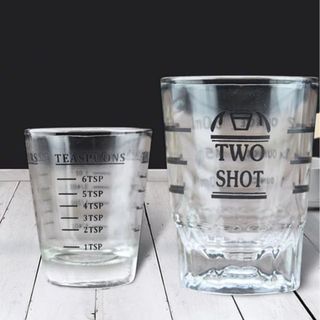 Ly thủy tinh đong định lượng Espresso