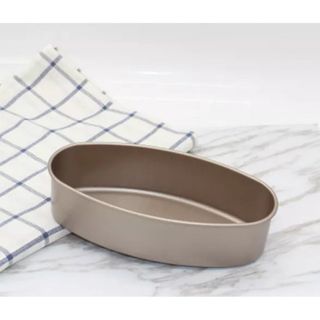 Khuôn oval chống dính D08 màu vàng siêu dày, siêu đẹp