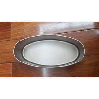 Khuôn oval chống dính D08 màu vàng siêu dày, siêu đẹp