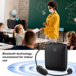 Máy Trợ Giảng WinBridge WB002 - 15W, với Micro Đeo Tai Không Dây