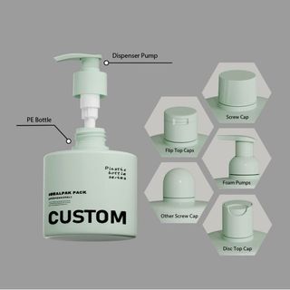 Vỏ Chai Bình Nước Rửa tay với nhiều vòi đầu đa dạng, phong cách tinh tế, sang trọng 300ml ( Vỏ Chai IN LOGO THEO YÊU CẦU ) Hàng Giá Tận Xưởng