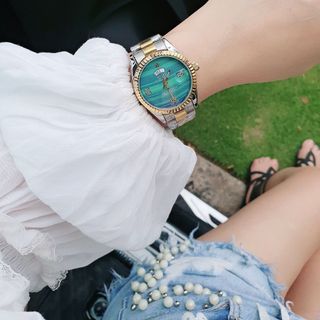 SALE ĐỒNG HỒ NAM NỮ RÔ LE DÂY ĐÚC ĐẶC MẶT CÓ LỊCH THỨ 6