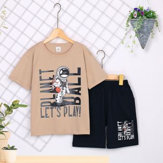 Sét bộ bé trai cộc tay, bộ đồ đùi cho bé trai size đại 24-55kg, cotton mềm mịn thoáng khí